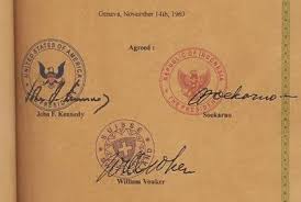 Kebenaran Dari Perjanjian The Green Hilton Memorial Agreement Geneva Katanya Kekayaan Indonesia Indonesia Jfk Buku