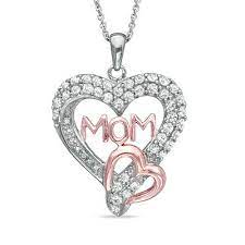 Lab Created White Sapphire And Diamond Accent Sterling Silver Heart Pendant White Sapphire Necklace Silver