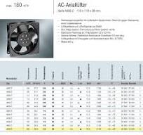 Low noise fan replacement for EBM W2S107-AA15-16 115V ...
