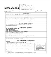 Good sample teacher resumes will list both certifications and other endorsements. Free 8 Teacher Resume Templates In Pdf Ms Word