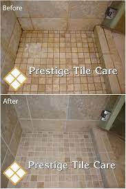 Cleaning And Colorsealing Shower Grout And Recaulking Shower Shower Grout Clean Shower Grout Cleaning Shower Tiles