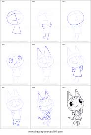How To Draw Rosie From Animal Crossing Printable Drawing Sheet By Drawingtutorials101 Animal Crossing Fan Art Rosie Animal Crossing Animal Crossing Characters