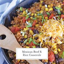 Maybe you would like to learn more about one of these? Mexican Beef And Rice Casserole One Dish Ground Beef Recipe