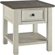 Ending saturday at 9:22am bst2d 20hcollection in person. Bolanburg Antique White Weathered Gray Rectangular End Table From Ashley Coleman Furniture