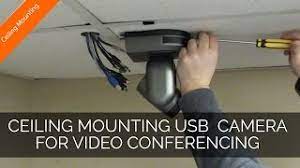 That ceiling mount camera is awesome. Ceiling Mounting Usb Video Conferencing Cameras Youtube