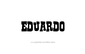 Eduardo Name Tattoo Designs