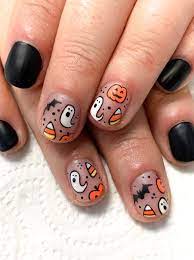 Killing nail designs to try this year. 50 Devilishly Cute Halloween Nails That You Need To See