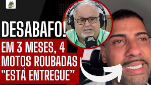 JUNIOR CURTIS FAZ DESABAFO APÓS TER QUATRO MOTOS ROUBADAS EM 3 MESES