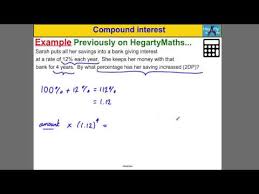 Compound Interest Gives Exponential Growth Expii
