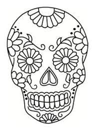 Sugar Skull 6 Svg File In 2021 Skull Art Drawing Skull Stencil Sugar Skull Art Drawing