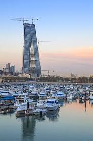 Souk Shark Shopping Center And Marina With New Central Bank Of Kuwait In Distance Kuwait City Kuwait Middle East