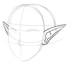 How To Draw Pointed Elf Ears Draw Central How To Draw Ears Elf Ears Elf Drawings