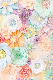 Pastel Tea Party Wedding Ideas Paper Flowers Flower Wallpaper Iphone Wallpaper