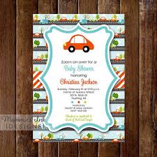 Car Baby Shower Invitation Transportation Baby Shower Automobile Baby Shower Cars Baby Shower Invitations Transportation Baby Shower