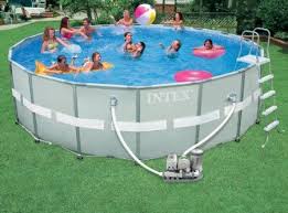 Intex Ultra Frame Pool 18 X 52 Ultra Frame Pool Frame Pool Intex Ultra Frame Intex 18 X 52 Pool Fram Above Ground Swimming Pools Swimming Pools Round Pool