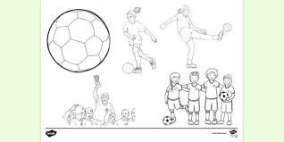 Supercoloring.com is a super fun for all ages: Free Printable Football Colouring Page Teaching Resource