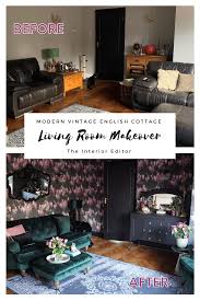 Glam entryway, modern glam decor diy. Our English Cottage Modern Vintage Glam Living Room Makeover The Interior Editor