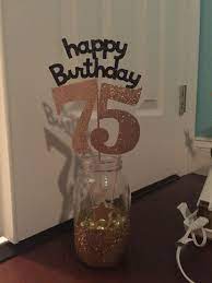 It's grandma's birthday again and, if she's anything like our grandmas, she is expecting a birthday card from you. 75th Birthday Centerpiece Decoration 75th Birthday Decorations 75th Birthday Parties 75th Birthday Party Decorations