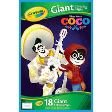 .book pdf to printable coloring for miguel plays the guitar with hector and mama coco pictures coloring is a form of creativity activity, where children are invited to give one or several color scratches on a shape or pattern we have here coloring pages that suitable for toddlers and for preschoolers. Disney Pixar Coco Giant Coloring Pages Coloring Book Walmart Com Walmart Com