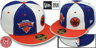 Today they play their home games at the famous madison square garden. New York Knicks Double Whammy 2 Royal White Fitted Hat
