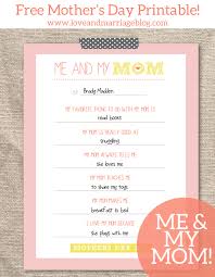 Me And My Mom 25 Free Mother S Day Printables Beautiful And Easy Gift Ideas To Honor The Women Wh Mother S Day Projects Mother S Day Printables Mothers Day