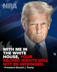 At this year's NRA Annual Meeting, Donald J. Trump reaffirmed his  commitment to protecting our Second Amendment rights. 🇺🇸