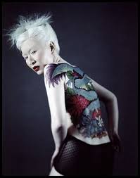 Shrinkle My New Wife Connie Chiu Albino Model Face And Body Albinism