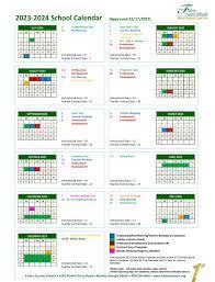 Fulton County Calendar 2023-24