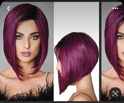 Receiving a poster for haircut examples in a salon