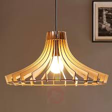 Sjieke Houten Pendellamp Bela 9620789 02 Avize Odun Tasarim