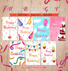 Love you every day, and on your birthday love you more. Free Happy Birthday Gift Tags Birthday Gift Tags Happy Birthday Cards Printable Birthday Card Printable