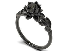 Black And Gold Diamond Engagement Ring Black Diamond Engagement Ring Black Diamond Ring Black Gold Etsy In 2020 Black Gold Ring Black Diamond Ring Engagement Black Engagement Ring