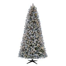 Learn how to flock any christmas tree with this easy tutorial. Home Accents Holiday 9 Ft Pre Lit Led Flocked Lexington Pine Artificial Christmas Tree With 500 Warm White Lights The Net Sales