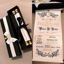 Prince Scroll Invitation Boxes Set Of 10 Decorative Scroll Etsy Convite De Casamento Convite De Casamento Diy Coisas De Casamento