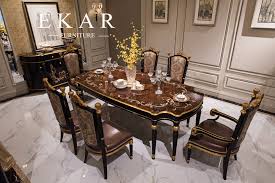 Italydesign's architectural showroom is in san francisco Ebony Wood Parquet Wooden Room 8 Seater Italian Luxury Dining Table Sunshine International Home Furniture Co Ltd Ecplaza Net