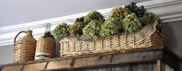 Serendipity Refined Dining Room Make Over Reveal Decorating Above Kitchen Cabinets Dried Hydrangeas Above Cabinet Decor