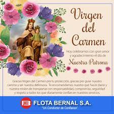 Aunque poco utilizado o conocido por la mayoría de la gente en chile, el título completo de esta fiesta es solemnidad de la virgen del carmen, reina y patrona de chile. Flota Bernal Celebracion Dia De La Virgen Del Carmen