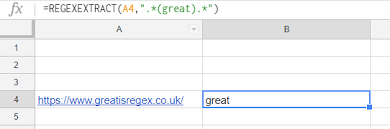 use regex formulas in google sheets