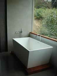 Its outer dimensions are more compact than the other models in the collection, but its narrow, flat edges allow for a roomy interior. Wetstyle Cube Tub Houzz