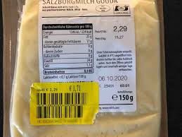 Er ist seit märz 2009 diplomierter. Salzburg Milch Salzburgmilch Gouda Schnittkase Mit 45 Fett In Tr Kalorien Neue Produkte Fddb