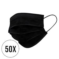 Stofmaskers en mondkapjes kopen bij gamma. 50 X 3 Laags Wegwerp Mondmaskers Niet Medisch Zwart Stoffen Mondkapjes Kopen