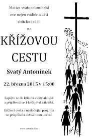 Každé zastavení je doplněno barevnou dětskou kresbou. Krizova Cesta Na Svatem Antoninku Bude Jiz Tuto Nedeli
