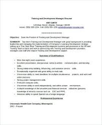 Training And Development Manager Resume Template Professional Manager Resume Applying For A Job Without A Great Resu Manager Resume Resume Training Manager