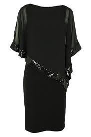 Lbd Little Black Dress Cape Style By Joseph Ribkoff Little Black Dress Haute Couture Dresses Dresses