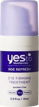 813866015527 Yes To Blueberries Age Refresh Eye Firming Treatment 5 Oz