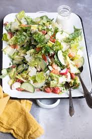 Easy Garden Salad Recipe Culinary Hill Recipe Garden Salad Recipe Best Salad Recipes Salad Recipes