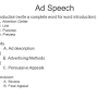 Keyword outline informative presentation communication. 1
