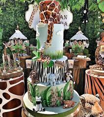 Shared By Carla Bonita Jungle Theme Birthday Baby Boy 1st Birthday Party Safari Birthday Party