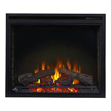 This greentouch electric log set is the perfect way to bring the ambiance of a fireplace to any room with a standard 120v electric outlet. Napoleon Ascent Electric Firebox Insert With Led 9000 Btu 33 In Nefb33h Rona