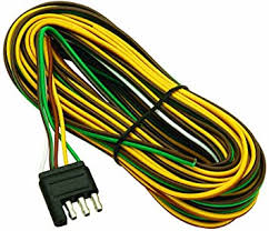 This plug is a american standard 4 pin flat (trailer end) trailer plug wiring harness for towing solutions. Amazon Com Wesbar 707261 Wishbone Style Trailer Wiring Harness With 4 Flat Connector 3 Feet Automotive